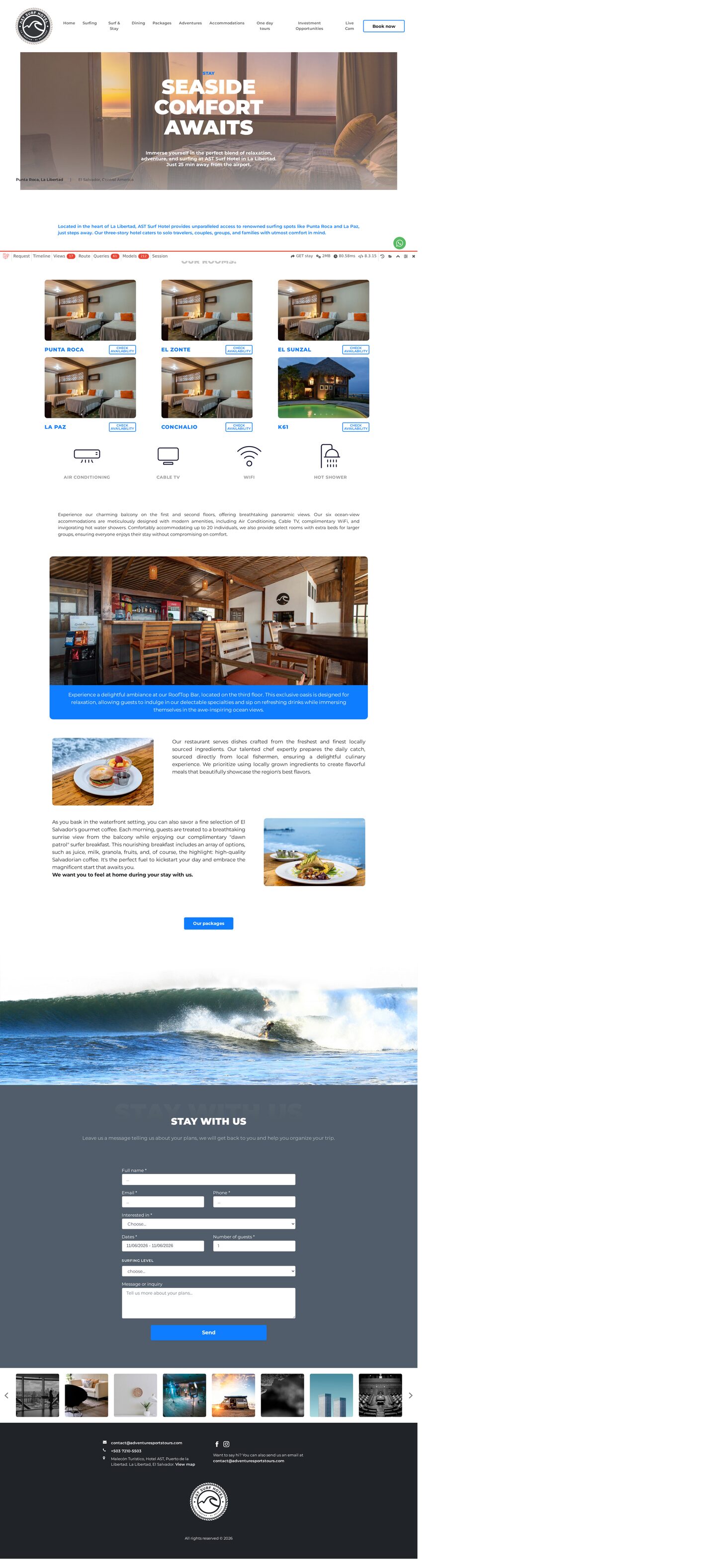 Accommodations listing