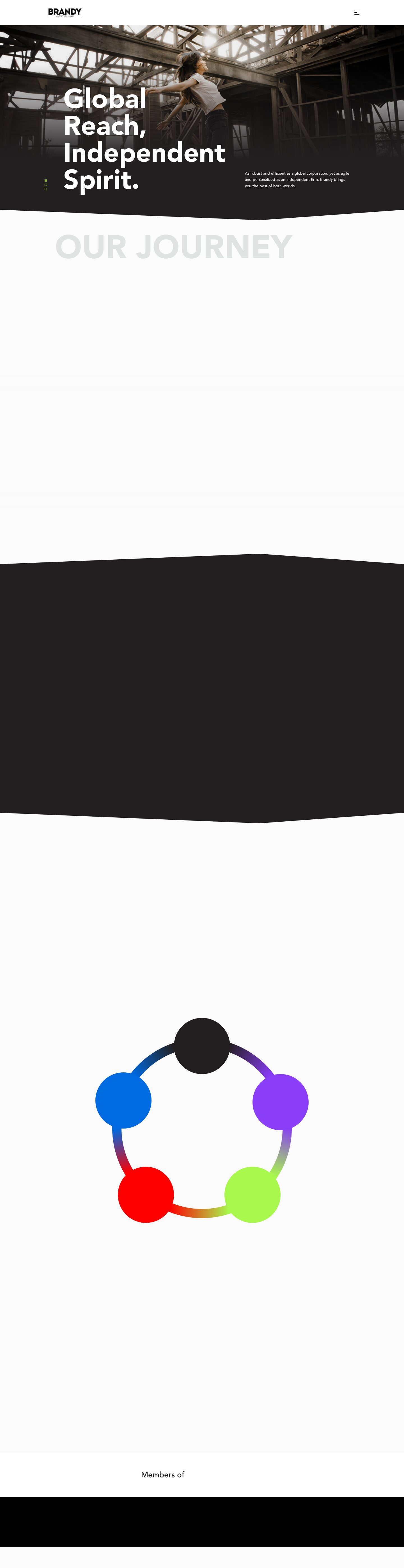 Advertising Agency Marketing Site preview