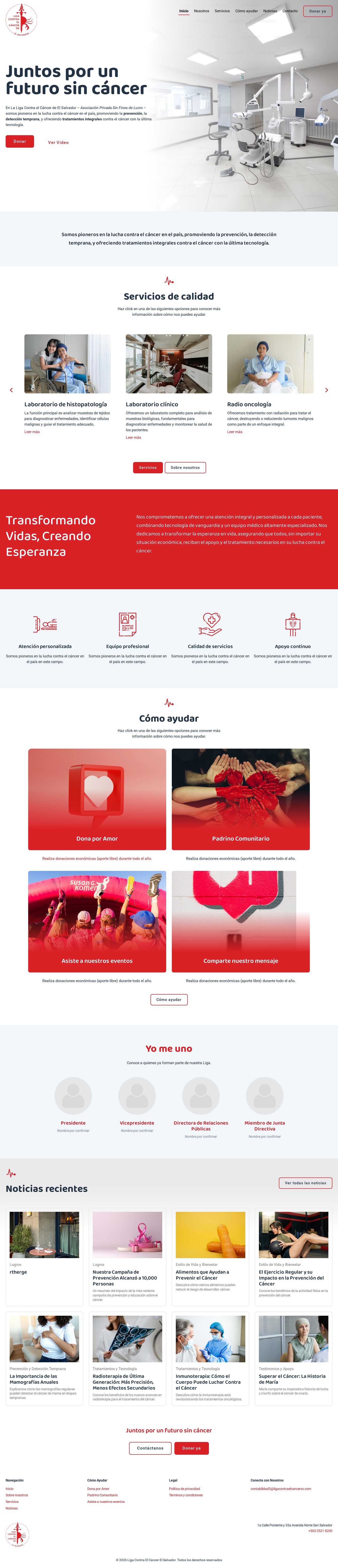 Cancer Foundation Portal preview