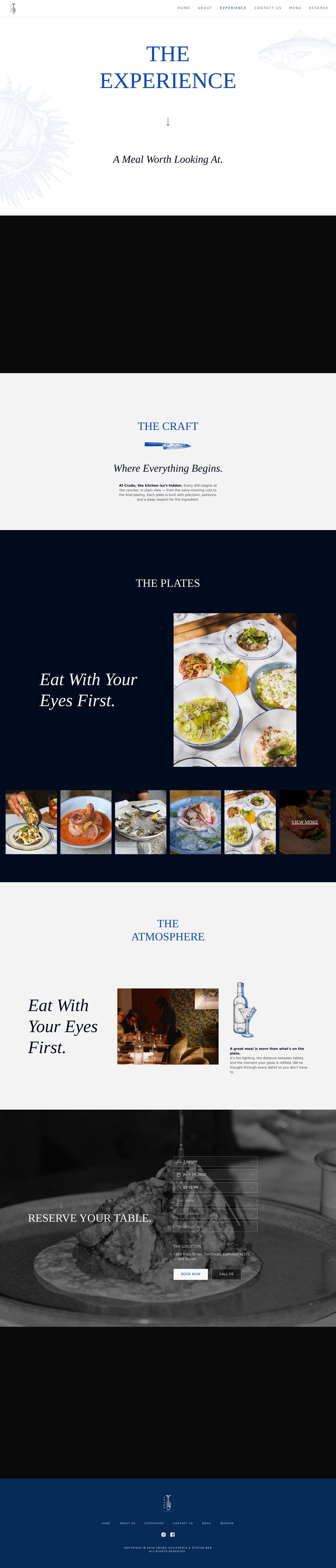 Experience page
