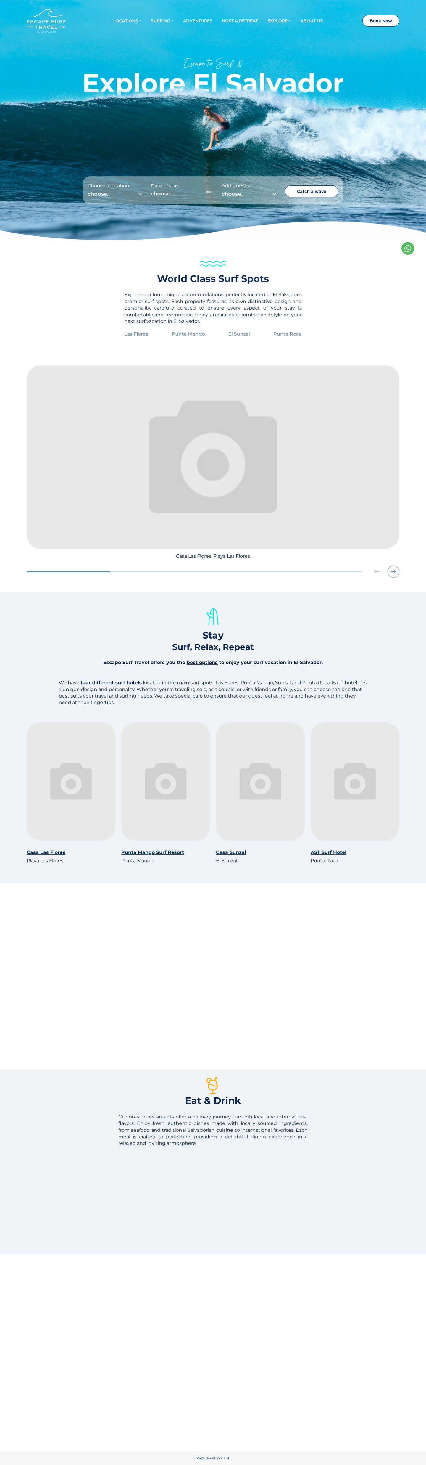 Surf Resort Booking Platform preview