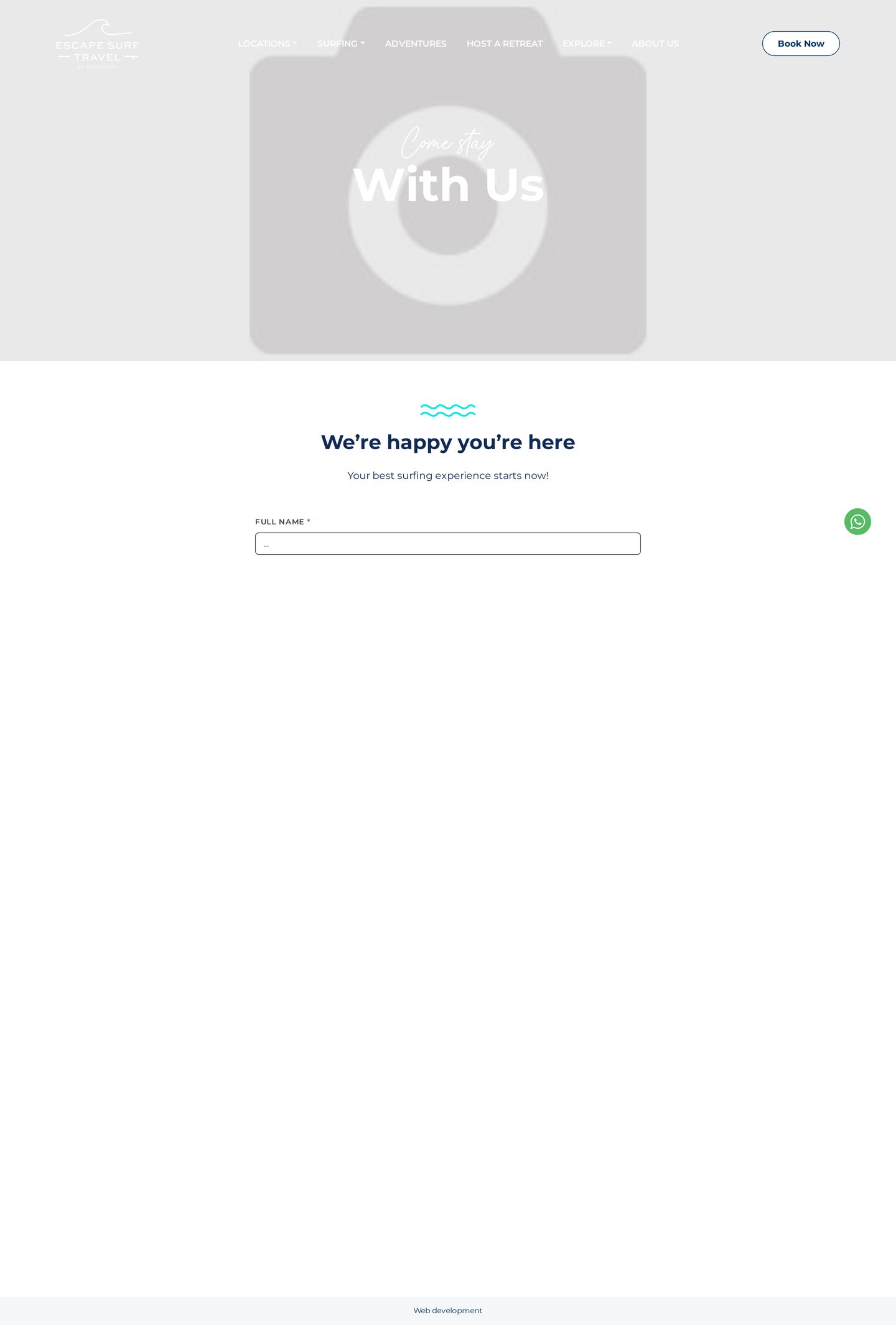 Contact page