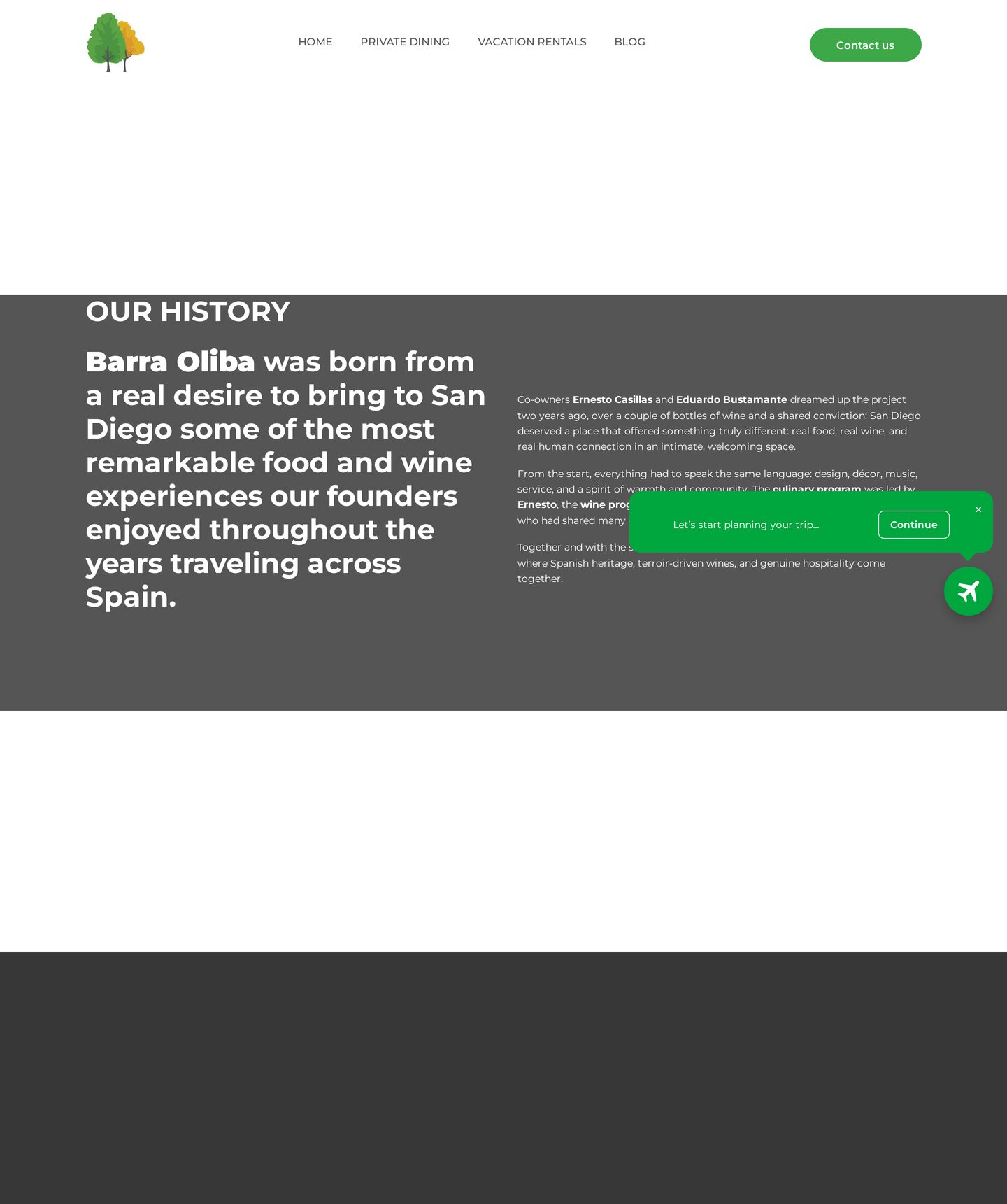 About page